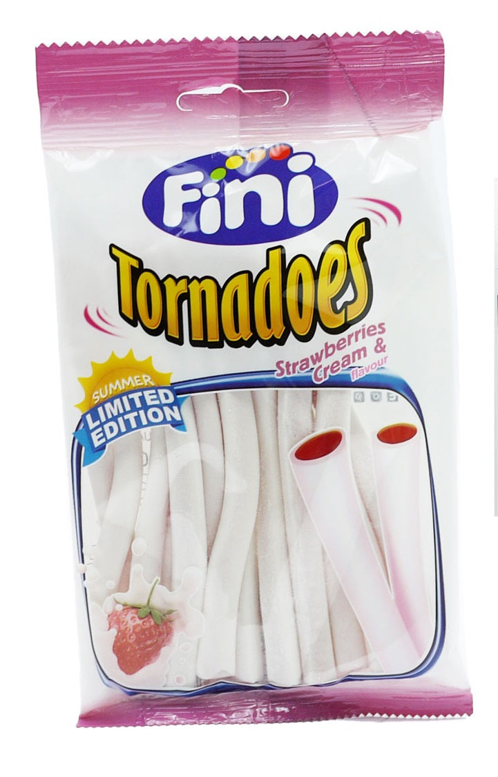 Fini Tornadoes Strawberry & Cream Pencil 160g Fini Tornadoes Strawberry & Cream Pencil 160g